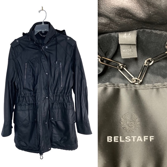 Belstaff Jackets & Blazers - Belstaff ladies black leather jacket. Size 44